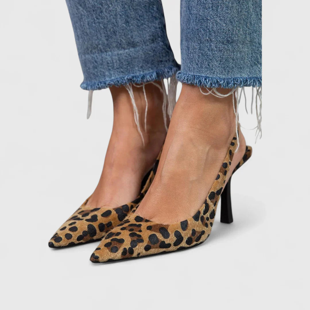 Ana - Cipele s visokom potpeticom i leopard printom