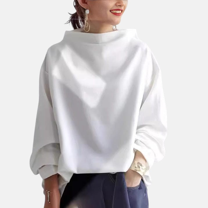 Gabriela | Šik dugi džemper s visokim ovratnikom