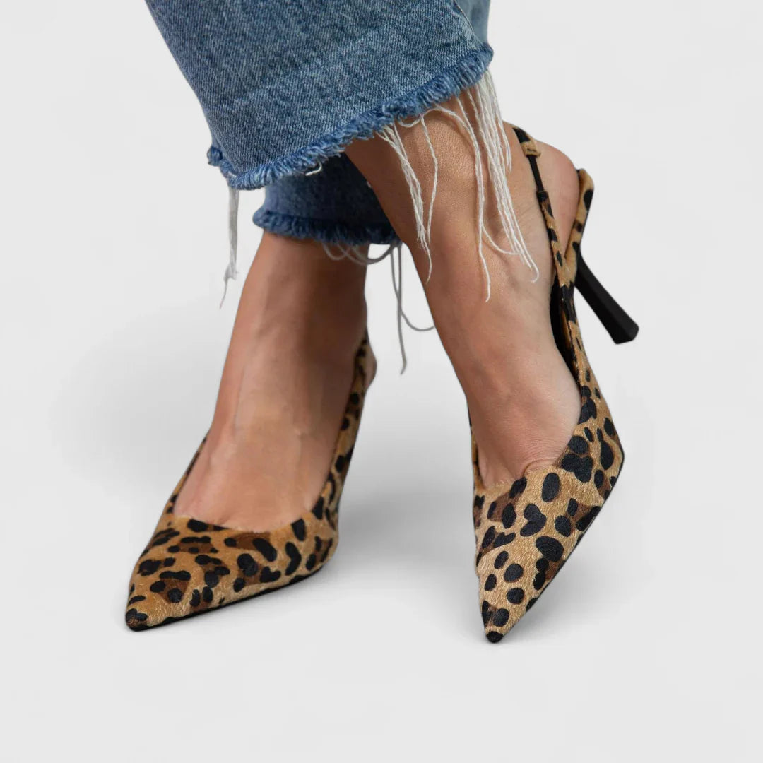 Ana - Cipele s visokom potpeticom i leopard printom