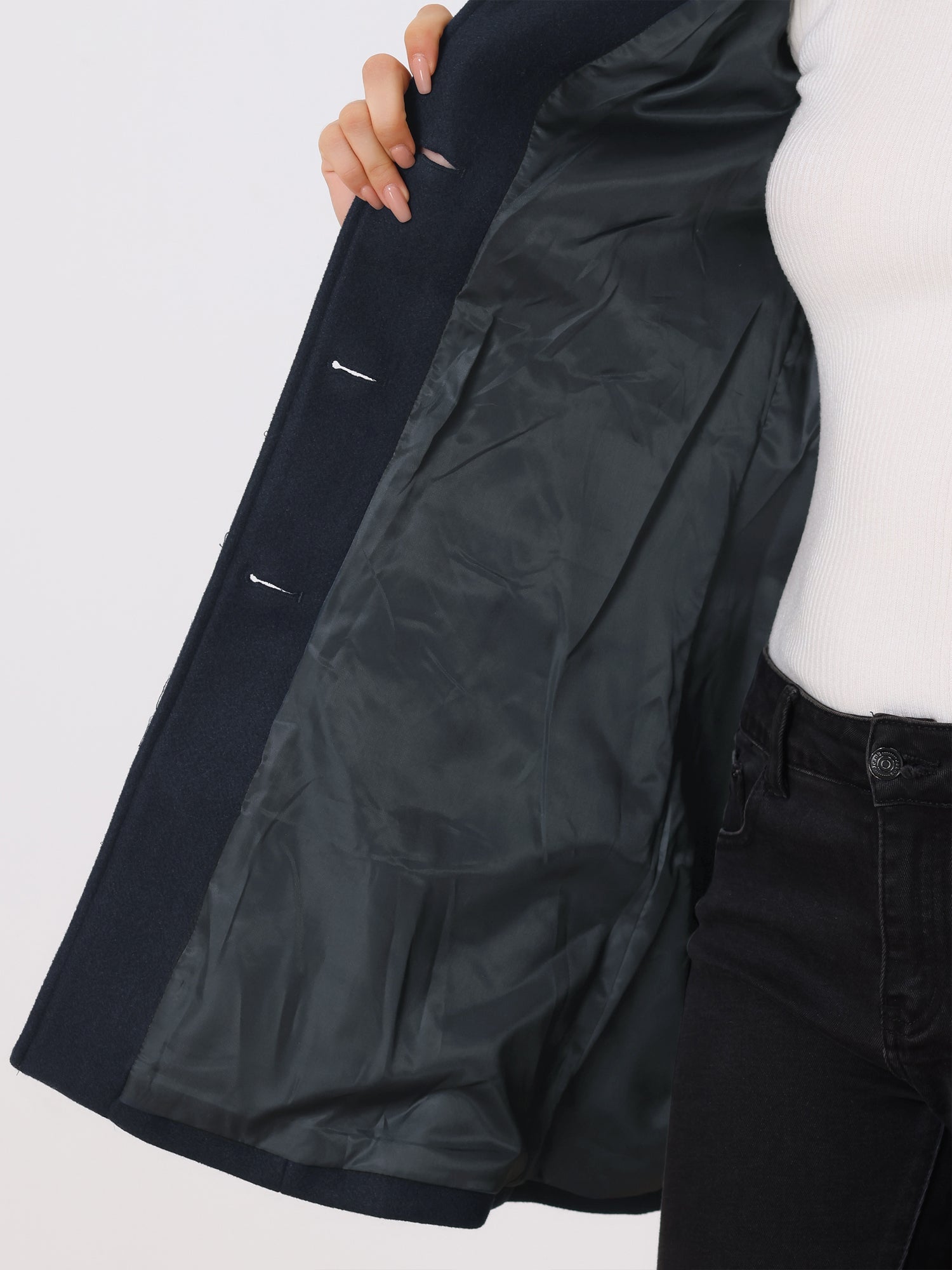 Josipa| Ženski zimski baloner s jednim redom gumba